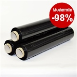 HILDE24 | Handstretchfolie 14 my, 500 mm x 260 lfm, schwarz, lebensmittelecht